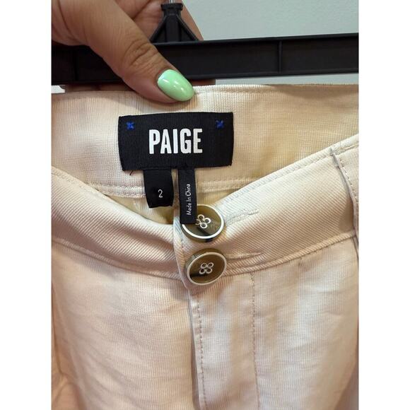 Paige Cargo Pants Cream Color; Size 2 - Picture 5 of 6